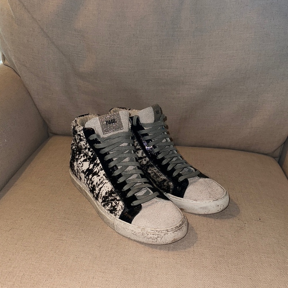 P448 high top sneakers